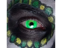 Halloween Maandlenzen Uv Flash Groen -Feestartikelen Winkel halloween maandlenzen uv flash groen 1