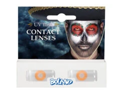 Halloween Maandlenzen Uv Flash Oranje -Feestartikelen Winkel halloween maandlenzen uv flash oranje 3