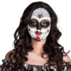Halloween Masker Mrs Day Of The Dead -Feestartikelen Winkel halloween masker mrs day of the dead