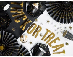 Halloween Papieren Waaiers Set 32-40cm 2 Delig -Feestartikelen Winkel halloween papieren waaiers set 32 40cm 2 delig 2