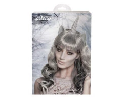 Halloween Pruik Unicorn Grijs -Feestartikelen Winkel halloween pruik unicorn grijs 1