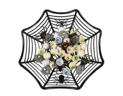 Halloween Schaal Spinnenweb 27cm -Feestartikelen Winkel halloween schaal spinnenweb 27cm 1