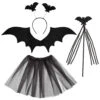 Halloween Set Vleermuis 4 Delig -Feestartikelen Winkel halloween set vleermuis 4 delig