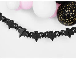 Halloween Slinger Vleermuis Zwart 4m -Feestartikelen Winkel halloween slinger vleermuis zwart 4m 2