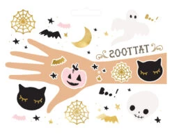 Halloween Tattoos Boo 12st