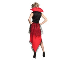 Halloween Vampier Kostuum Rood Dames -Feestartikelen Winkel halloween vampier kostuum rood dames 1