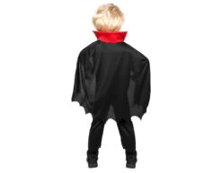 Halloween Vampier Kostuum Rood/Zwart Kind 3-4 Jaar -Feestartikelen Winkel halloween vampier kostuum rood zwart kind 3 4 jaar 1