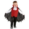 Halloween Vampier Kostuum Rood/Zwart Kind 3-4 Jaar -Feestartikelen Winkel halloween vampier kostuum rood zwart kind 3 4 jaar
