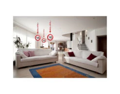 Hangdecoratie 16 Jaar Verkeersbord 75cm 3st -Feestartikelen Winkel hangdecoratie 16 jaar verkeersbord 75cm 3st 2