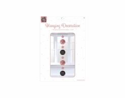 Hangdecoratie 40 Jaar Roze Zwart 20,5cm -Feestartikelen Winkel hangdecoratie 40 jaar roze zwart 205cm 1