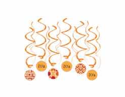 Hangdecoratie 70'S 70cm