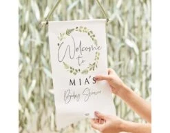 Hangdecoratie Bord Babyshower 40cm 6 Hangdecoratie Bord Babyshower 40cm -Feestartikelen Winkel hangdecoratie bord babyshower 40cm 1