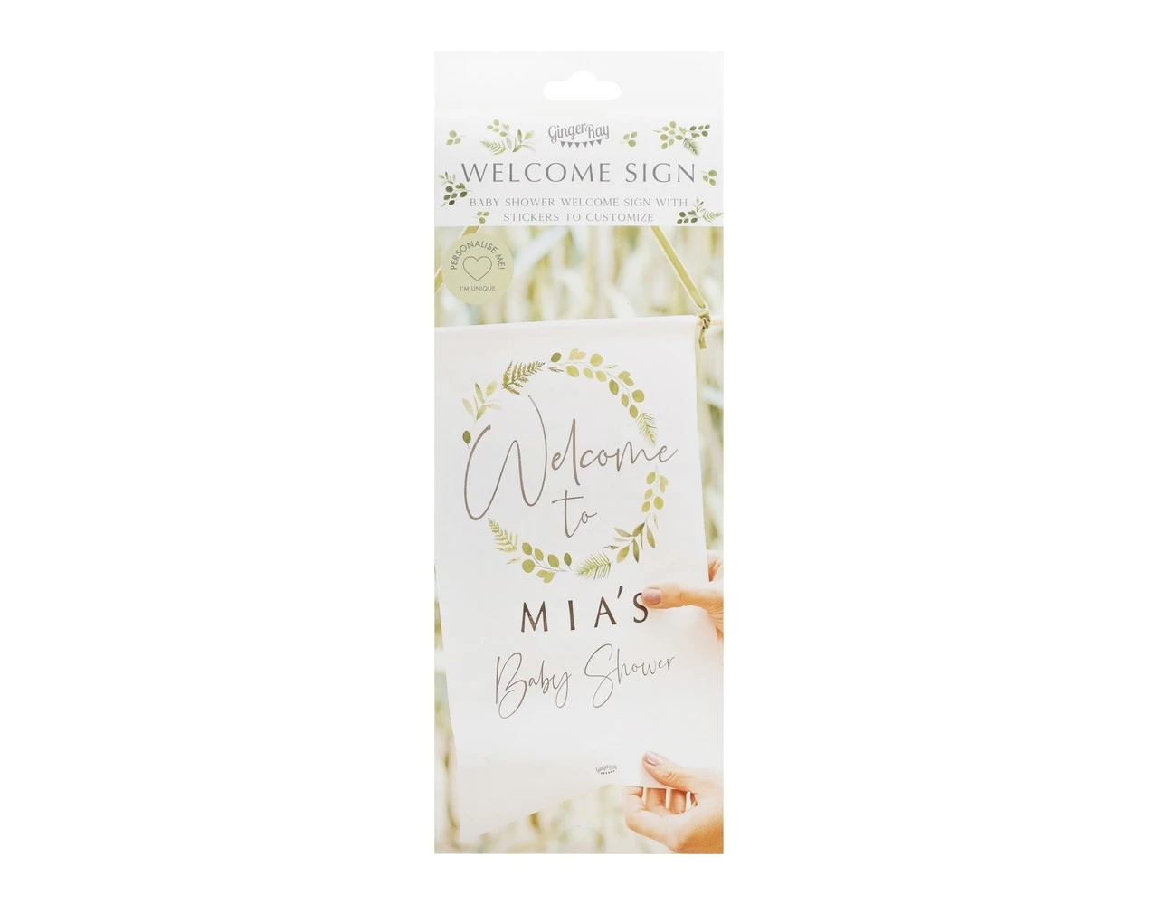 Hangdecoratie Bord Babyshower 40cm 5 Hangdecoratie Bord Babyshower 40cm - Afbeelding 3