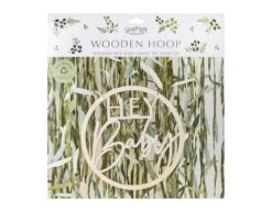Hangdecoratie Bord Hey Baby Hout 36cm -Feestartikelen Winkel hangdecoratie bord hey baby hout 36cm 2