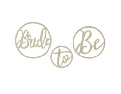 Hangdecoratie Bride To Be Hoepels Hout 3st