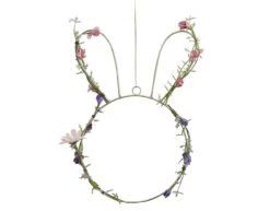 Hangdecoratie Konijn Metaal 32cm