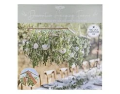 Hanging Decor Wooden Frame With Mesh For Foliage -Feestartikelen Winkel hanging decor wooden frame with mesh for foliage 2