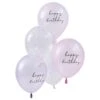 Happy Birthday Ballonnen Set Schelpen 30cm 5st -Feestartikelen Winkel happy birthday ballonnen set schelpen 30cm 5st