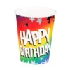 Happy Birthday Bekers Papier 210ml 10st -Feestartikelen Winkel happy birthday bekers papier 210ml 10st