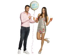 Happy Birthday Helium Ballon Confetti 45cm Leeg -Feestartikelen Winkel happy birthday helium ballon confetti 45cm leeg 3