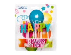 Happy Birthday Kaarsen 13st -Feestartikelen Winkel happy birthday kaarsen 13st 9