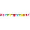 Happy Birthday Letterslinger Feest 1,5m -Feestartikelen Winkel happy birthday letterslinger feest 15m