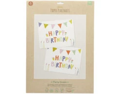 Happy Birthday Placemats Eco 6st -Feestartikelen Winkel happy birthday placemats eco 6st 2