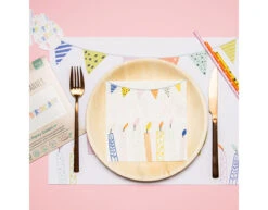 Happy Birthday Placemats Eco 6st -Feestartikelen Winkel happy birthday placemats eco 6st 5