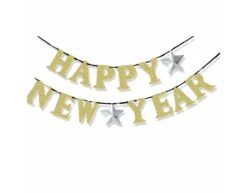 Happy New Year Letterslinger 3,6m