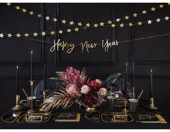 Happy New Year Servetten Zwart 33cm 20st -Feestartikelen Winkel happy new year servetten zwart 33cm 20st 5