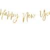 Happy New Year Slinger Goud 66cm -Feestartikelen Winkel happy new year slinger goud 66cm