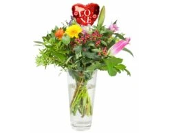 Hartjes Ballon Love Mini 15cm Met Kaartje -Feestartikelen Winkel hartjes ballon love mini 15cm met kaartje 2