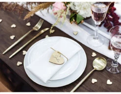 Hartjes Hangers Hout 6cm 10st -Feestartikelen Winkel hartjes hangers hout 6cm 10st 2