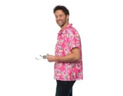 Hawai Shirt Roze -Feestartikelen Winkel hawai shirt roze 1