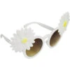 Hawaii Bril Witte Bloemen -Feestartikelen Winkel hawaii bril witte bloemen