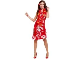 Hawaii Jurk Rood M -Feestartikelen Winkel hawaii jurk rood m 3