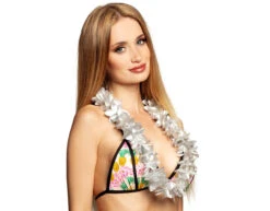 Hawaii Krans Zilver -Feestartikelen Winkel hawaii krans zilver 1