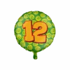 Helium Ballon 12 Jaar Gekleurd Leeg 46cm -Feestartikelen Winkel helium ballon 12 jaar gekleurd leeg 46cm