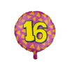 Helium Ballon 16 Jaar Gekleurd Leeg 46cm -Feestartikelen Winkel helium ballon 16 jaar gekleurd leeg 46cm