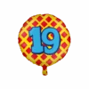 Helium Ballon 19 Jaar Gekleurd Leeg 46cm -Feestartikelen Winkel helium ballon 19 jaar gekleurd leeg 46cm