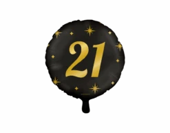 Helium Ballon 21 Jaar Leeg 30cm