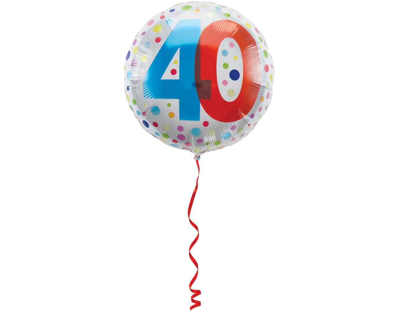 Helium Ballon 40 Jaar Stippen 45cm Leeg 4 Helium Ballon 40 Jaar Stippen 45cm Leeg - Afbeelding 2