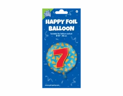 Helium Ballon 7 Jaar Gekleurd Leeg 46cm -Feestartikelen Winkel helium ballon 7 jaar gekleurd leeg 46cm 2