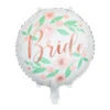 Helium Ballon Bride Bloemen Leeg 45cm -Feestartikelen Winkel helium ballon bride bloemen leeg 45cm