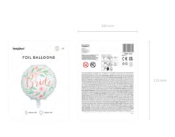 Helium Ballon Bride Bloemen Leeg 45cm -Feestartikelen Winkel helium ballon bride bloemen leeg 45cm 2