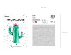 Helium Ballon Cactus Leeg 82cm -Feestartikelen Winkel helium ballon cactus leeg 82cm 7