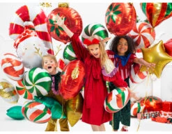Helium Ballon Candy Groen Rood Leeg 35cm -Feestartikelen Winkel helium ballon candy groen rood leeg 35cm 2