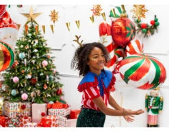 Helium Ballon Candy Groen Rood Leeg 35cm -Feestartikelen Winkel helium ballon candy groen rood leeg 35cm 4