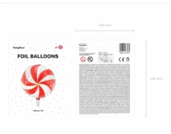 Helium Ballon Candy Rood Leeg 35cm -Feestartikelen Winkel helium ballon candy rood leeg 35cm 5