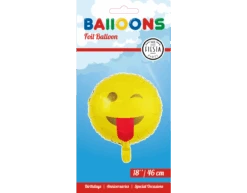 Helium Ballon Emoji Tong 45cm Leeg -Feestartikelen Winkel helium ballon emoji tong 45cm leeg 1